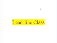 Lead-line Class